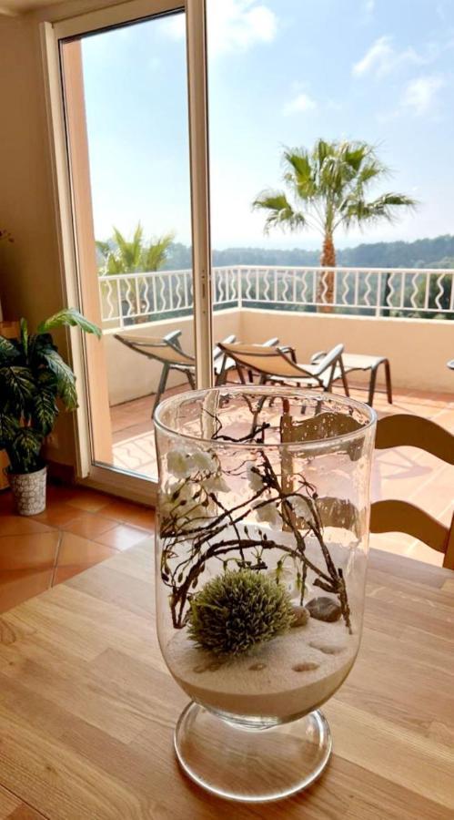 Hameau Des Amandiers Vue Mer - Piscine, Golf Et Tennis Prive Saint-Cyr-sur-Mer Exteriör bild