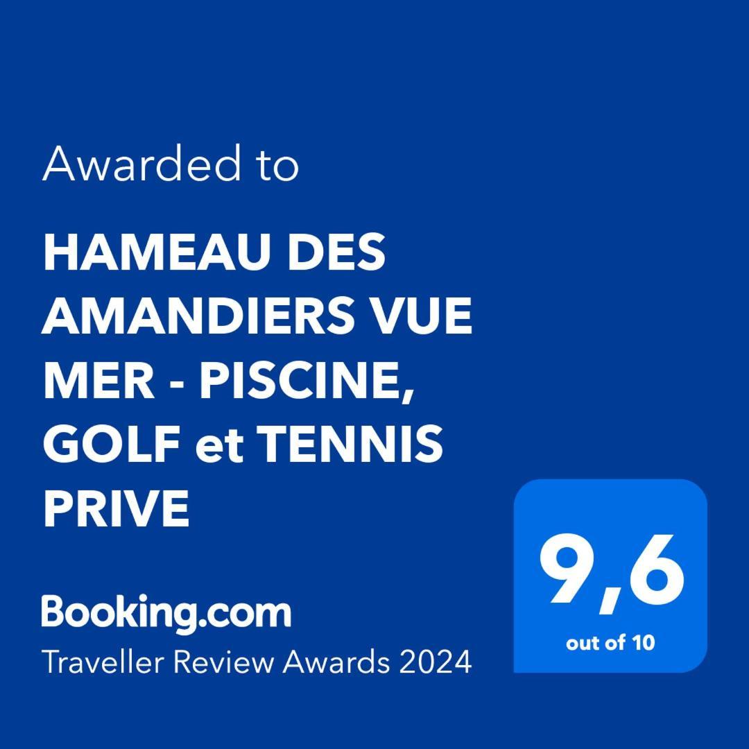 Hameau Des Amandiers Vue Mer - Piscine, Golf Et Tennis Prive Saint-Cyr-sur-Mer Exteriör bild